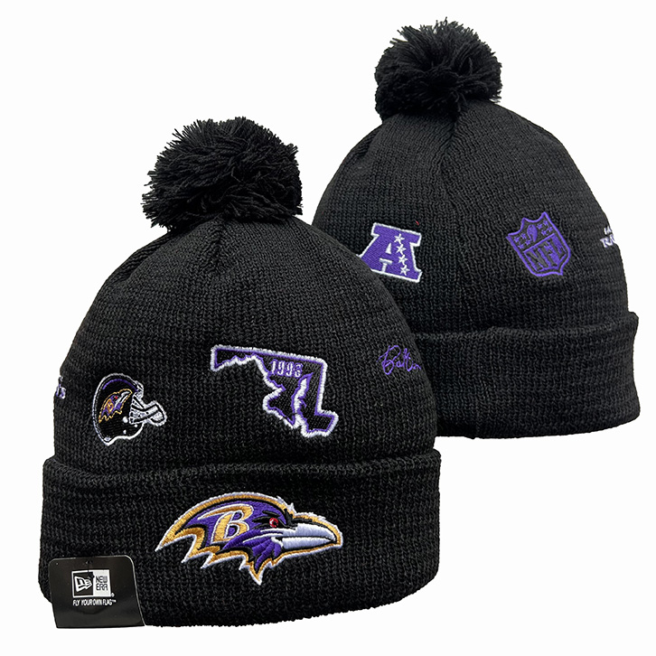 Baltimore Ravens 2024 Knit Hats 007